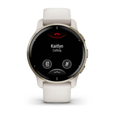 Смарт-годинник Garmin Venu 2 Plus, Ivory & Cream Gold