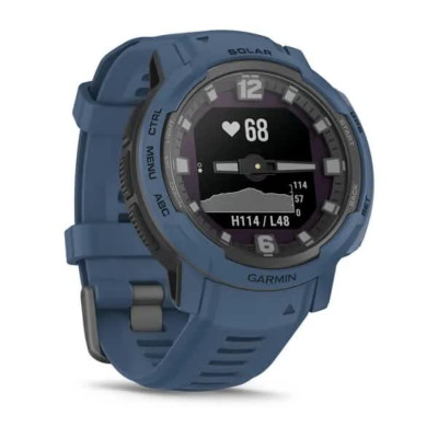 Смарт-часы Garmin Instinct Crossover, Solar Edition, Tidal Blue
