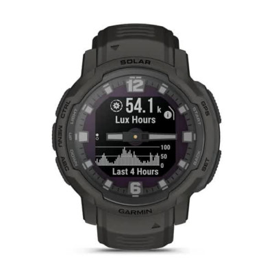 Смарт-часы Garmin Instinct Crossover, Solar Edition, Graphite