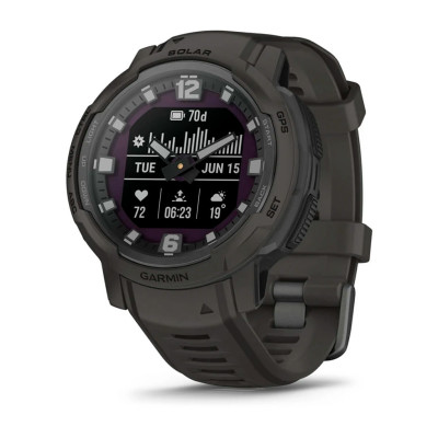 Смарт-часы Garmin Instinct Crossover, Solar Edition, Graphite