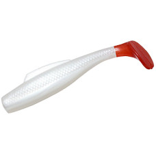 Силікон ZMAN Minnowz 3" White Pearl/Red Tail