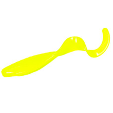 Силикон ZMAN Streakz Curly Tailz 4" Hot Chartreuse 