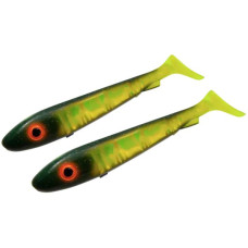 Силикон Svartzonker Big McRubber 25 cm Black Chartreuse