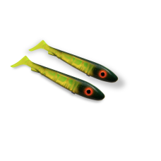 Силікон Svartzonker Big McRubber 25 cm Black Chartreuse