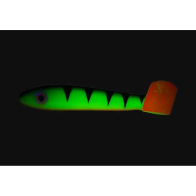 Силикон Svartzonker Big McRubber 25 cm Glow Fire Tiger