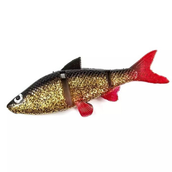 Силикон Fladen Living Roach 17cm 60gr Black/Gold/Red
