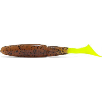 Силікон Gambler Little EZ 3.75" Pumpkin Chartreuse