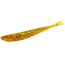 Силикон Lunker City Fin-S Fish 4" #199 Motor Oil Silver Flake