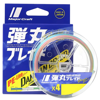 Шнур Major Craft Dangan X4 150м 0.19мм #2 Multicolor