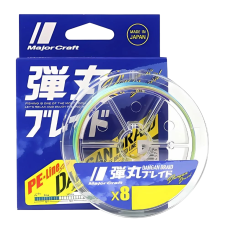 Major Craft LINES, DANGAN, x8, MULTI COLOR, 200m, PE0.6/14lb, 0.06mm