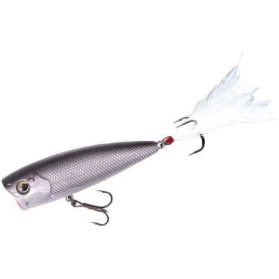 Major Craft LURES, CEANA POPPER 60, 5/16oz/60mm, #003 BLACK BACK SILVER
