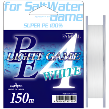 Шнур Yamatoyo Light Game PE 150м 0.10мм #0.4 White