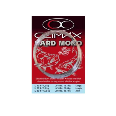Поводковый материал Hard Mono щучий 30 lbs 0,60мм, 20m