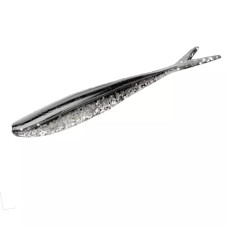 Силикон Lunker City Freaky Fish 4.5" #033 Silver Pepper Shiner