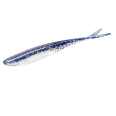 Силикон Lunker City Freaky Fish 4.5" #136 Black Ice 