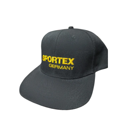 Кепка SPORTEX черная с желтой надписью