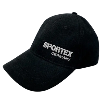 Кепка SPORTEX черная с белой надписью