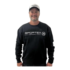 Футболка Sportex Crew Neck (Black) size XXL (длинный рукав)