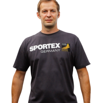 Футболка Sportex черная р. XL