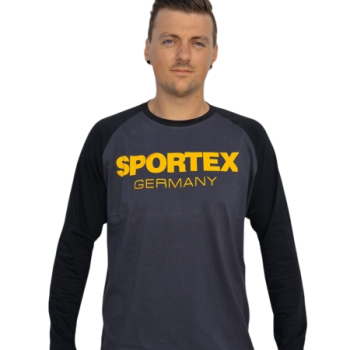 Футболка Sportex черная с длинным рукавом р.XL