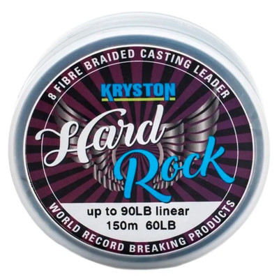 Шок-лидер KRYSTON HardRock Braided Casting Leader 60 lb, 150 м Moss Green
