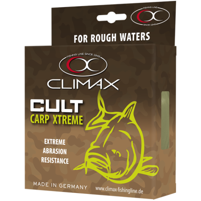 Леска Climax Cult Carp Extreme 1000м 0.35мм Mattolive