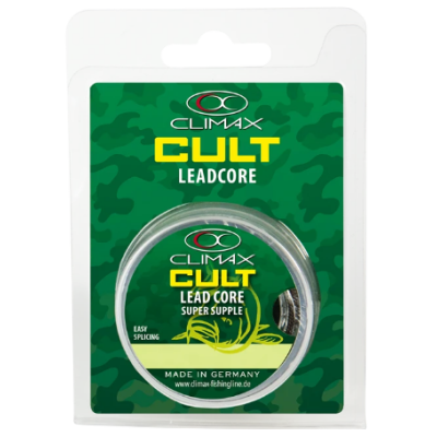 Ледкор Climax CULT Leadcore 10 m, 65lbs, 30 kg, weed