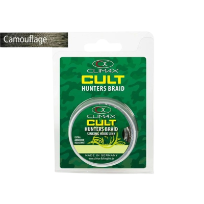 Поводковый материал Climax CULT Hunter`s Braid camou 0.25 mm 25 lbs, 12 kg 20 m