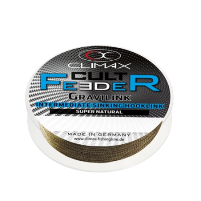 Поводковый материал Climax CULT Feeder Gravilink 0,16mm, 6,2kg, 10m camoubrown