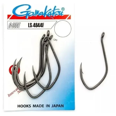 Крючок GAMAKATSU LS-4644F /0 №5/0, 5шт