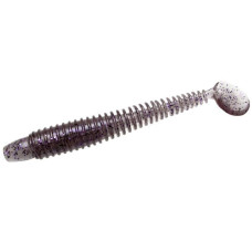 Силикон Lunker City Swimming Ribster 4" #221 Smoke Purple Pepper
