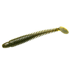 Силикон Lunker City Swimming Ribster 4" #24 GREEN PUMPKIN 