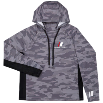 MajorCraft SUN PROTECTION HOODIE, DARK GREY, 4L SIZE