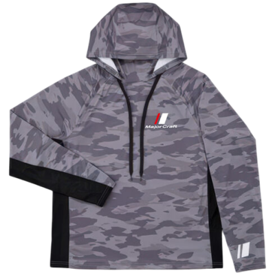 MajorCraft SUN PROTECTION HOODIE, DARK GREY, 4L SIZE