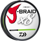 Шнур Daiwa J-Braid X8 150м 0.06мм #0.6 Chartreuse