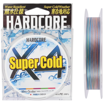 Шнур Duel Hardcore Super Cold X4 200м 0.13мм #0.6 5Colors