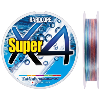 Шнур Duel Hardcore Super X4 200м 0.15мм #0.8 5Colors