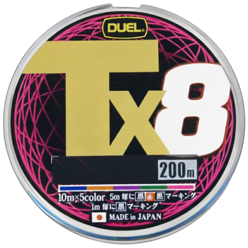 Шнур Duel Tx8 200м 0.24мм #2 5Colors