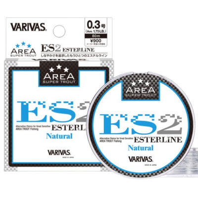 Эстер Varivas Super Trout Area ES2 80м 0.083мм Natural