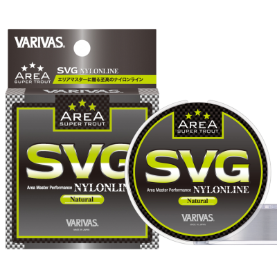 Волосінь Varivas Super Trout Area SVG Nylon 150м 0.117мм Natural
