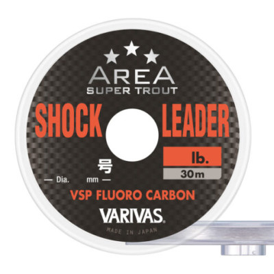 Флюорокарбон Varivas Super Trout Area Shock Leader VSP Fluoro 30м 0.128мм
