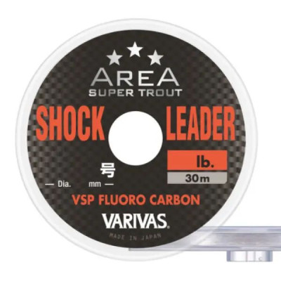 Флюорокарбон Varivas Super Trout Area Shock Leader VSP Fluoro 30м 0.117мм