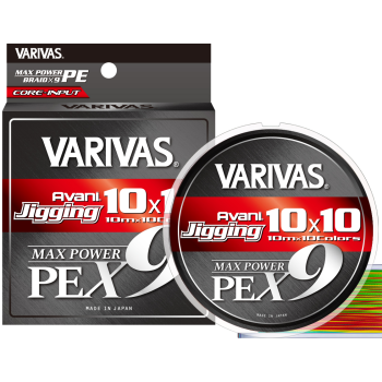 Шнур Varivas Avani Jigging Max Power X9 200м 0.16мм #1 Multicolor