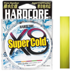 Шнур Duel Hardcore Super Cold X8 150м 0.21мм #1.5 Hi-Vis Yellow