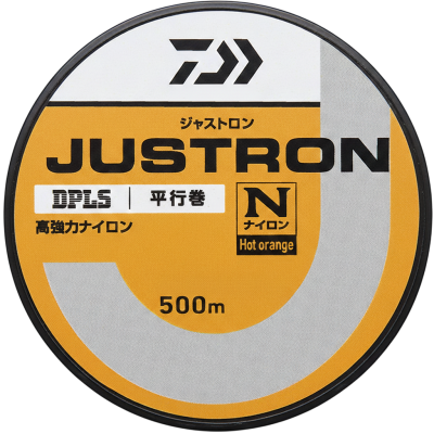 Волосінь Daiwa Justron 500м 0.26мм Hot Orange