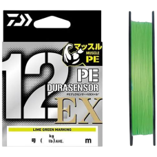 Шнур Daiwa UVF PE Dura Sensor X12EX+Si3 150м 0.16мм #1 LGM