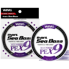 Шнур Varivas Avani SeaBass Max Power X9 150м 0.18мм #1.2 White Purple
