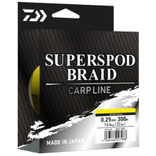 Шнур Daiwa Superspod 300м 0.25мм Hi-Vis Yellow