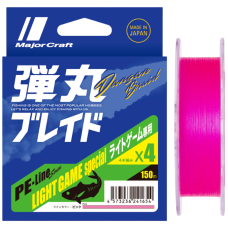 Шнур Major Craft Dangan X4 UL 150м 0.06мм #0.3 Pink