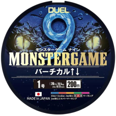 Шнур Duel Monster Game 9 200м 0.13мм #0.6 5Colors